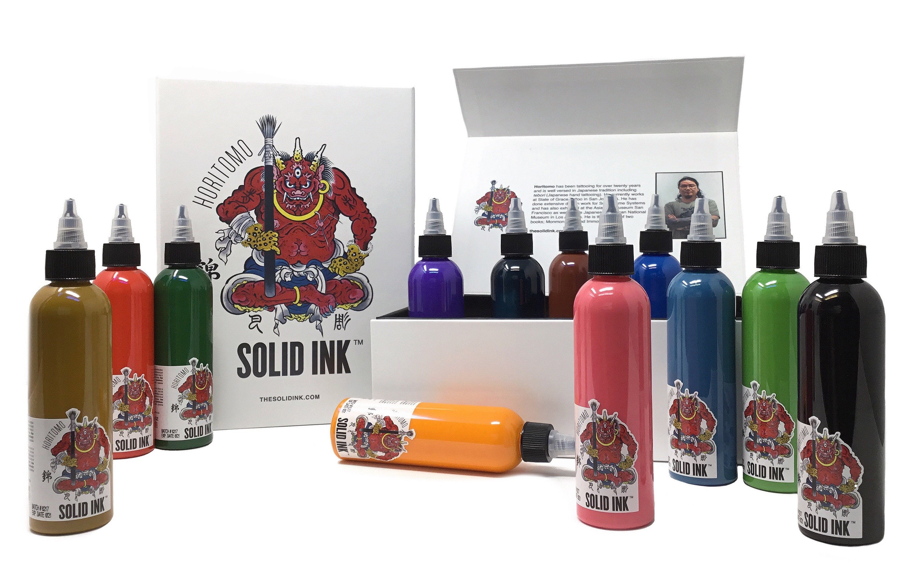 Horitomo 12 Colour 4oz Box Set - Solid Ink - Federico Ferroni