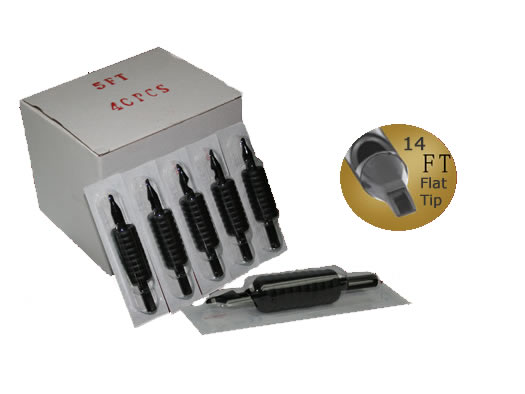 13 Flat Tip & Disposable Rubber 1" Grip - 20 per box 