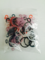 O-ring Mixed Colours & Sizes - 100 Pieces Per Bag